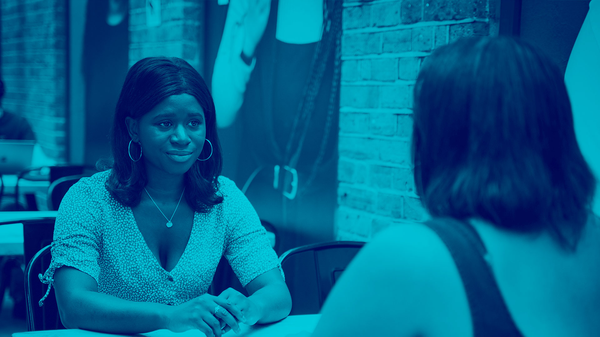 Sabbatical Officer Ancha talking to a student