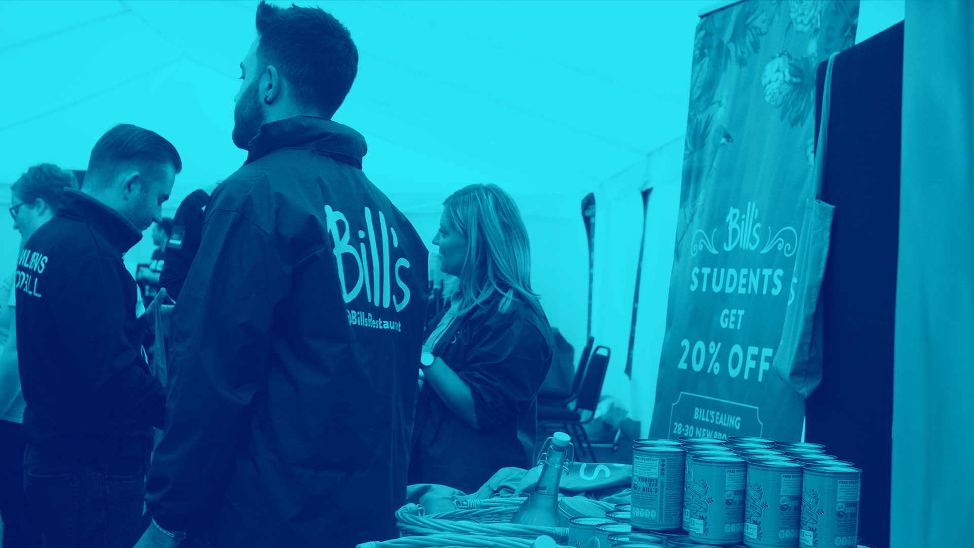 external stall at freshers fair